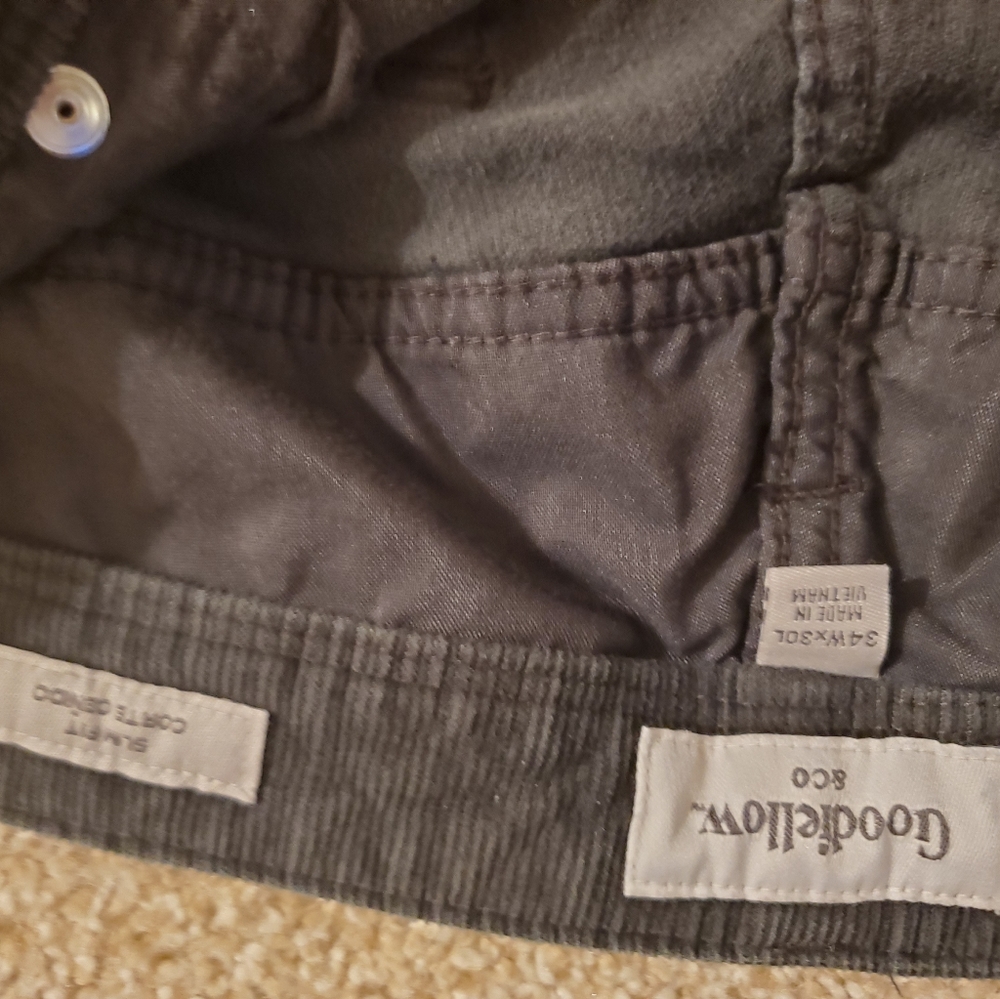 Mens Goodfellow Slim Fit Corduroy Pants